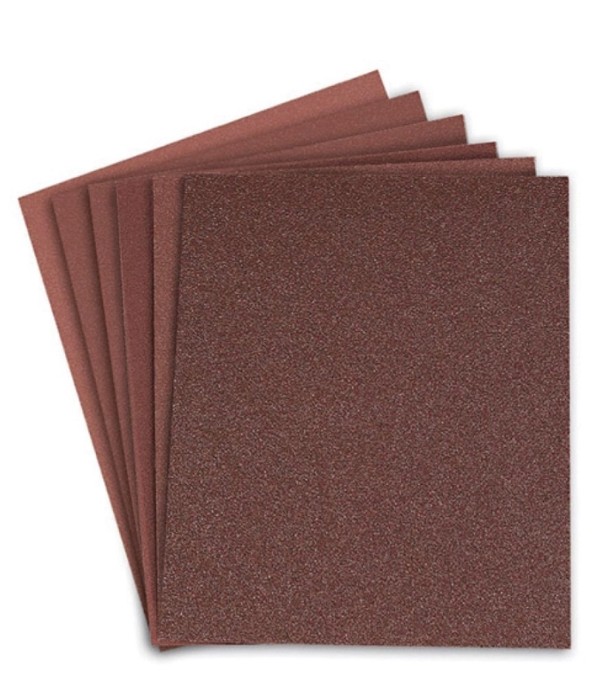 LIJA DE ESMERIL ROJA GRANO GRUESO