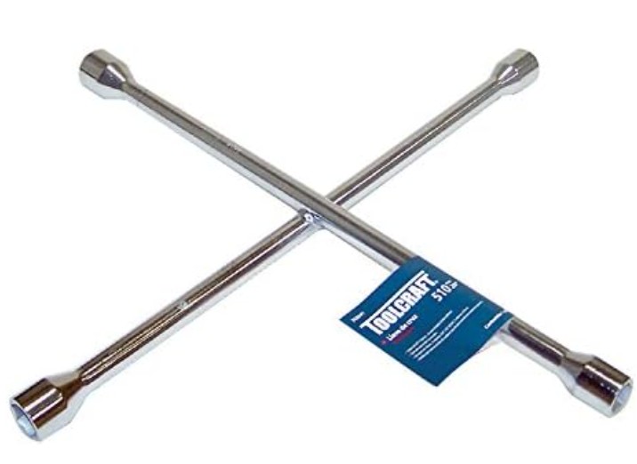 LLAVE DE CRUZ CROMADA 20"