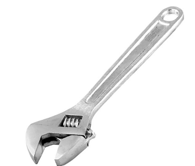 LLAVE AJUSTABLE/PERICA 12" CROMADA