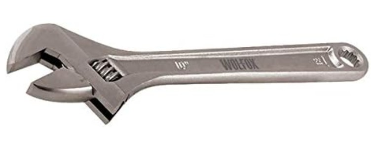 LLAVE AJUSTABLE/PERICA 8" CROMADA