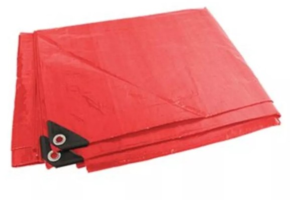 LONA ROJA 6 X 12M