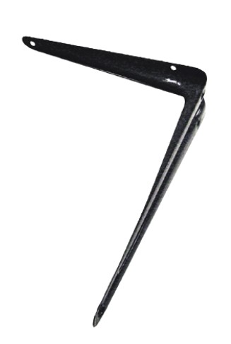 MENSULA PARA ESTANTE NEGRA 10"X 12"