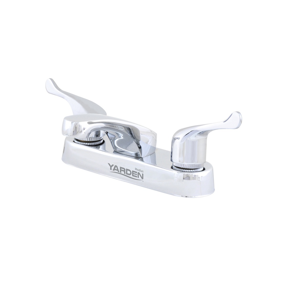 MEZCLADORA LAVABO 4" CUELLO RECTO MANERAL PALANCA