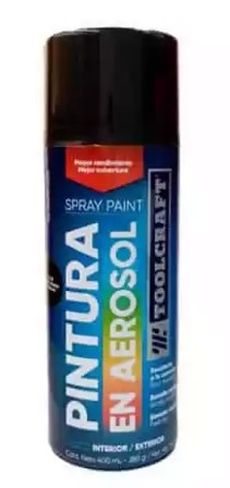PINTURA AEROSOL NEGRO SATINADO