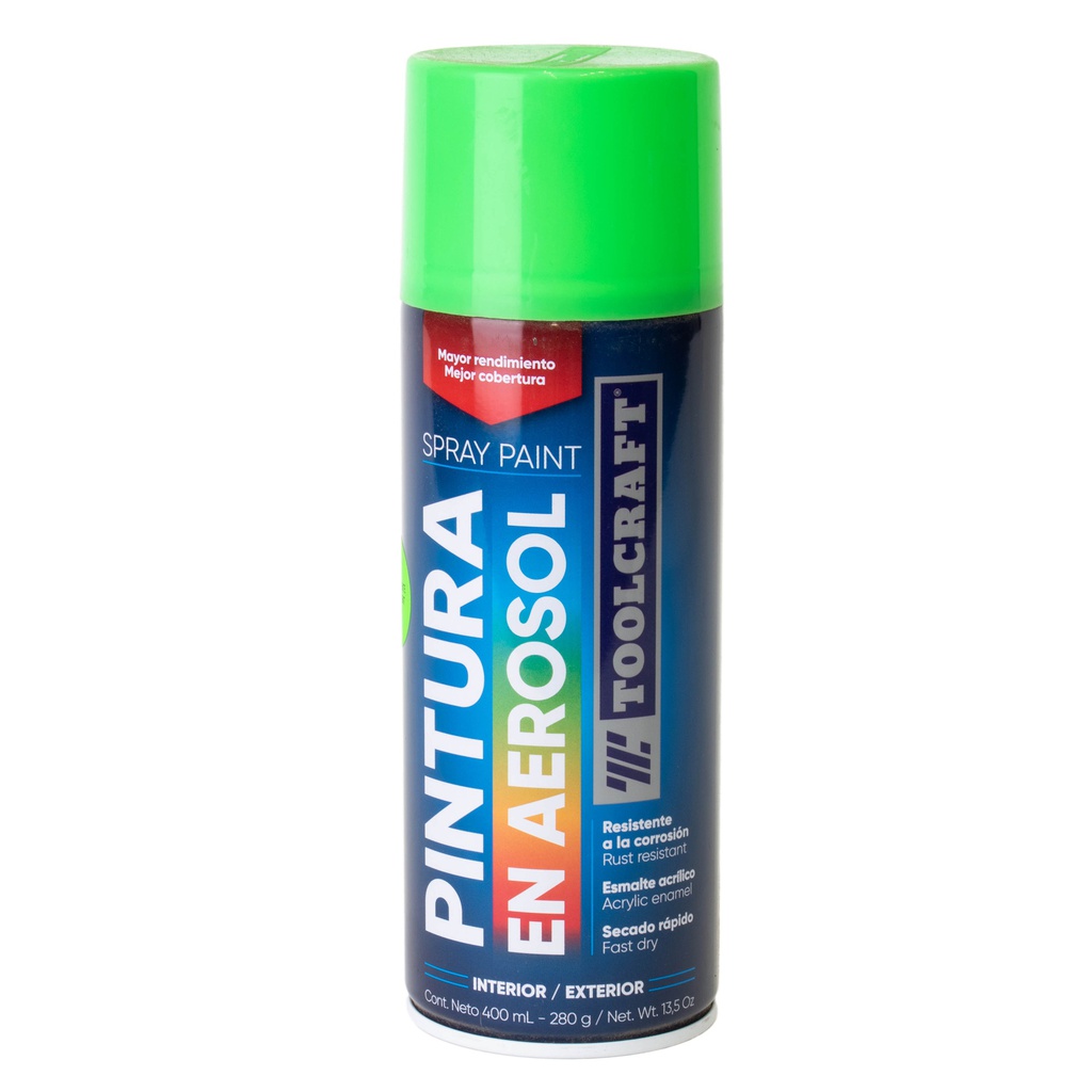 PINTURA AEROSOL VERDE FLUORESCENTE