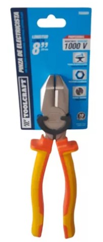 PINZA DE ELECTRICISTA 7" PROFESIONAL RESISTENTE A 1000V