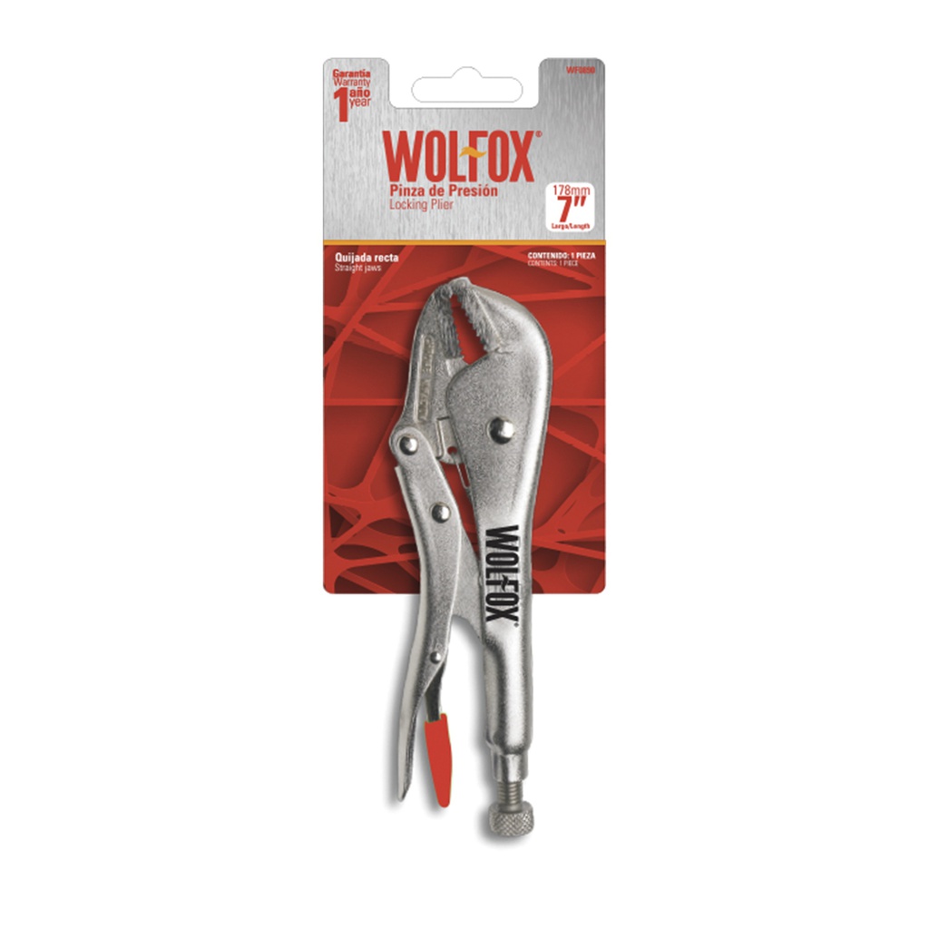 PINZA DE PRESION RECTA 7"