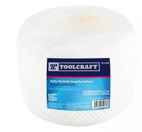 RAFIA BLANCA 2.2GR/M (ROLLO DE4.4 KGS)