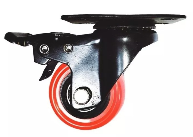 RODACHINES C FRENO 2.5"PVC NAR                              