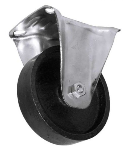 RODAJA FIERRO PLACA FIJA 4"(100MM)
