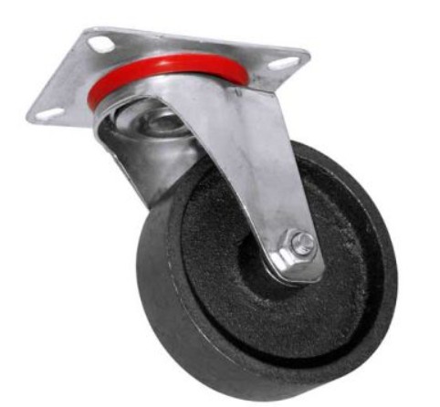 RODAJA FIERRO PLACA MOVIL 4"(100MM)