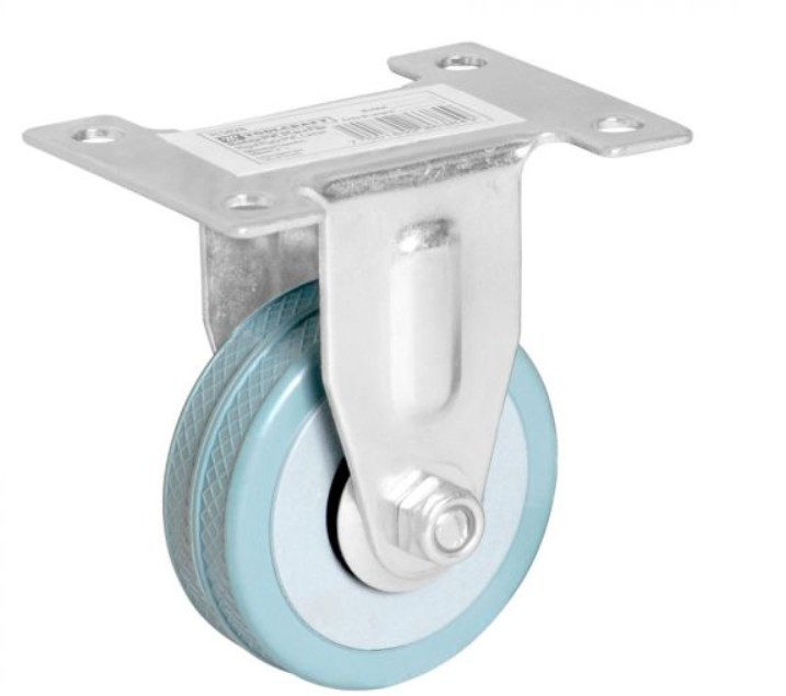 RODAJA PVC PLACA FIJA 3"(75MM)