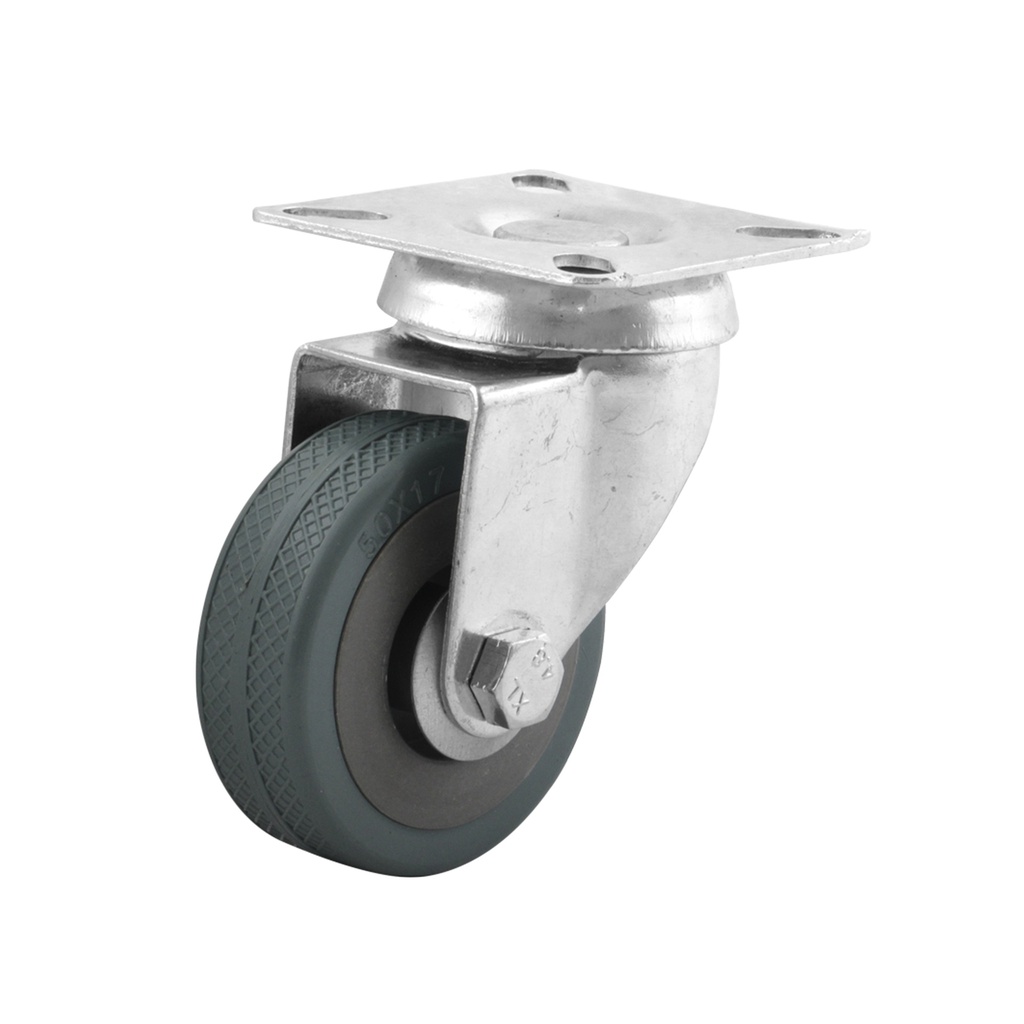 RODAJA PVC PLACA MOVIL 2"(50MM)