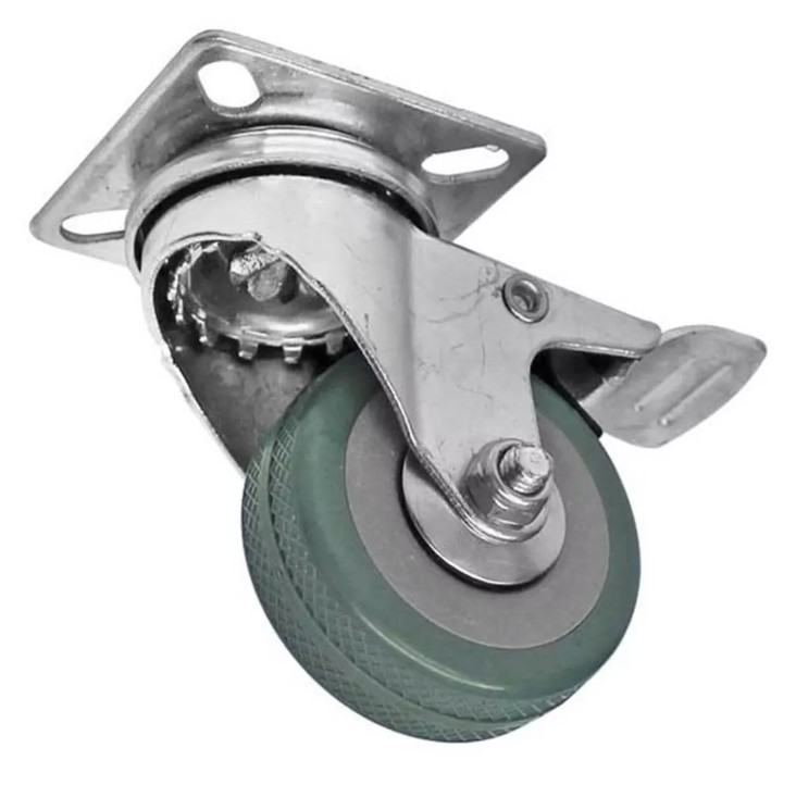 RODAJA PVC PLACA MOVIL FRENO 2"(50MM)