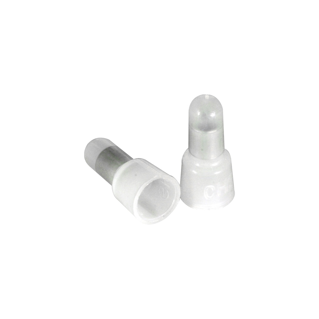 CAPUCHON SIN ROSCA 12-10 AWG BOLSA 100 PZS