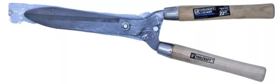TIJERA A DOS MANOS 22" MANGO MANGO MADERA