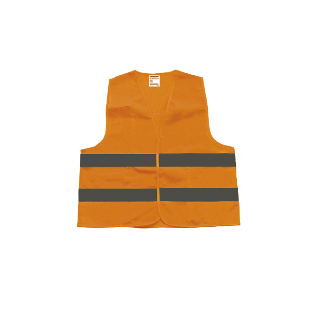 CHALECO DE SEGURIDAD CON CINTA DE ALTA VISIBILIDAD NARANJA