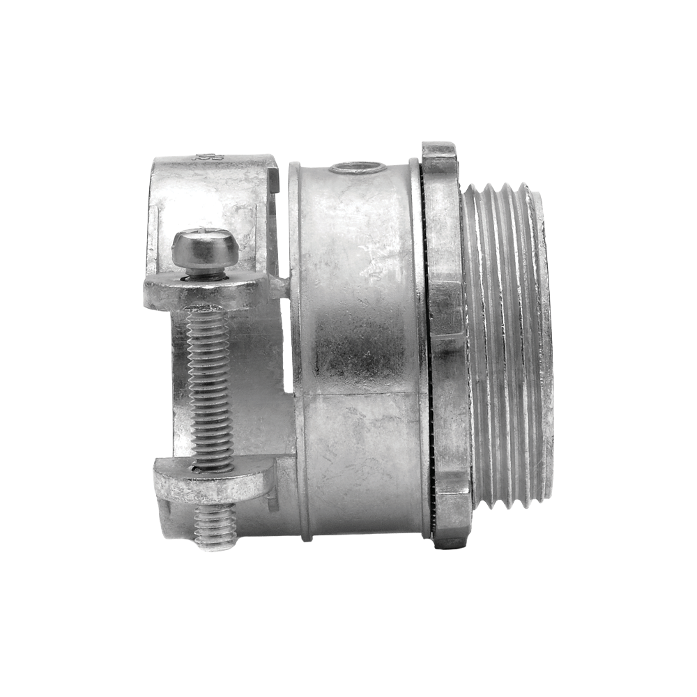 CONECTOR RECTO PARA TUBO METALICO FLEXIBLE  1/2”