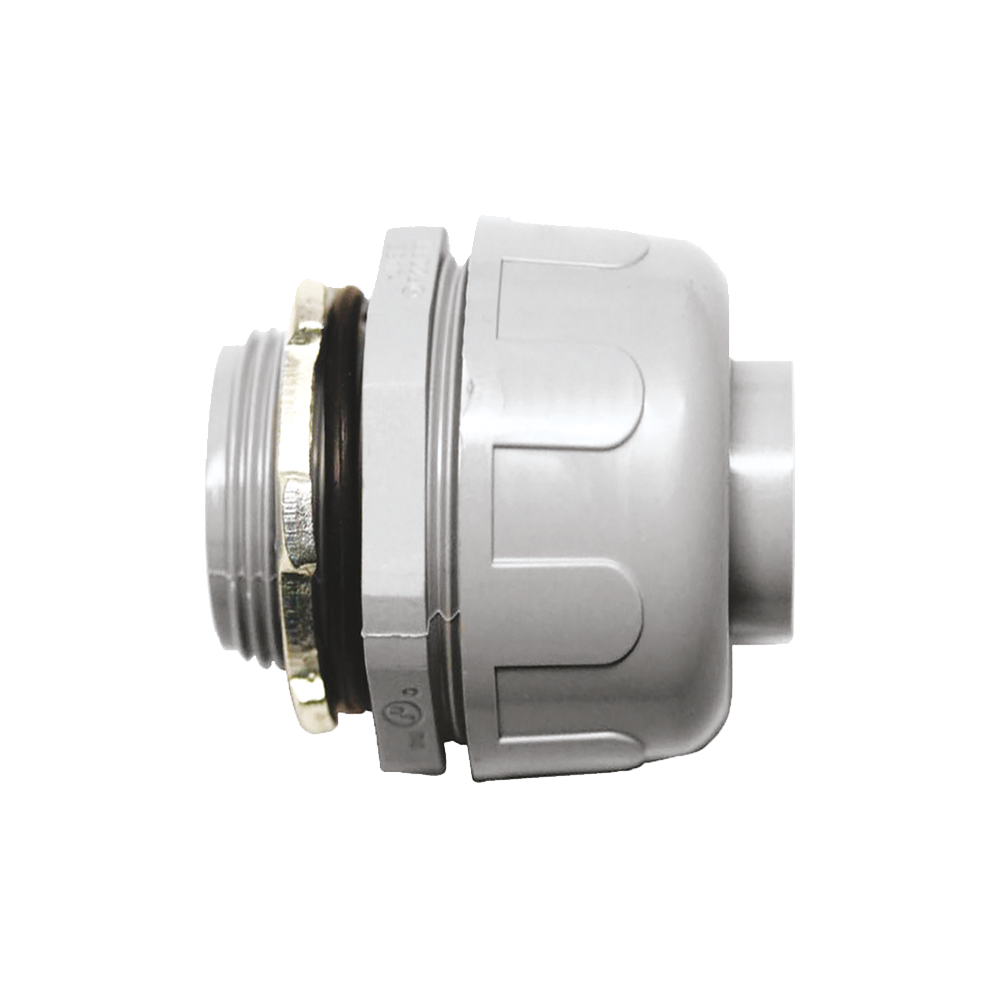 CONECTOR RECTO P/TUBO FLEXIBLE  NO METALICO 1 1/2"