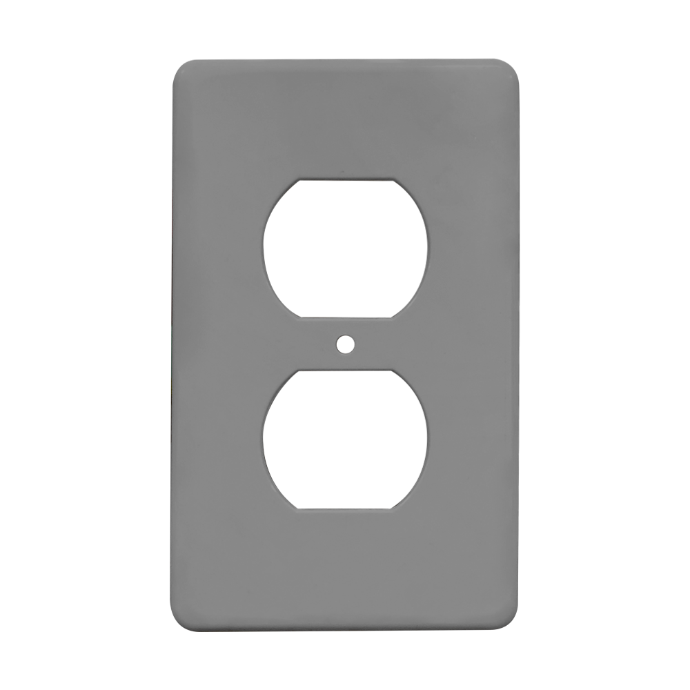 TAPA NO METALICA PESADA RECTANGULAR CIEGA GRIS