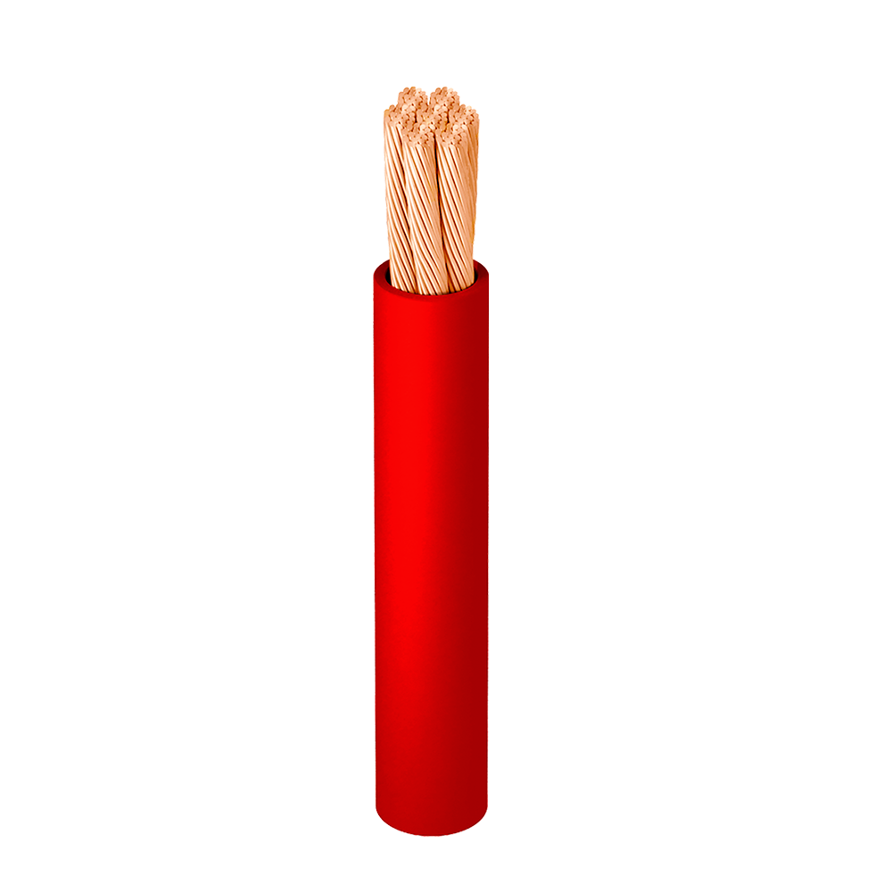 CABLE DE 100 MTS  ACUMULADOR NEGRO CAL. 6
