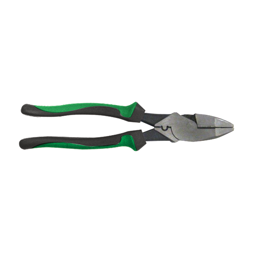 PINZA DE CORTE LATERAL CON PONCHA CONECTORES 8" (203 mm)