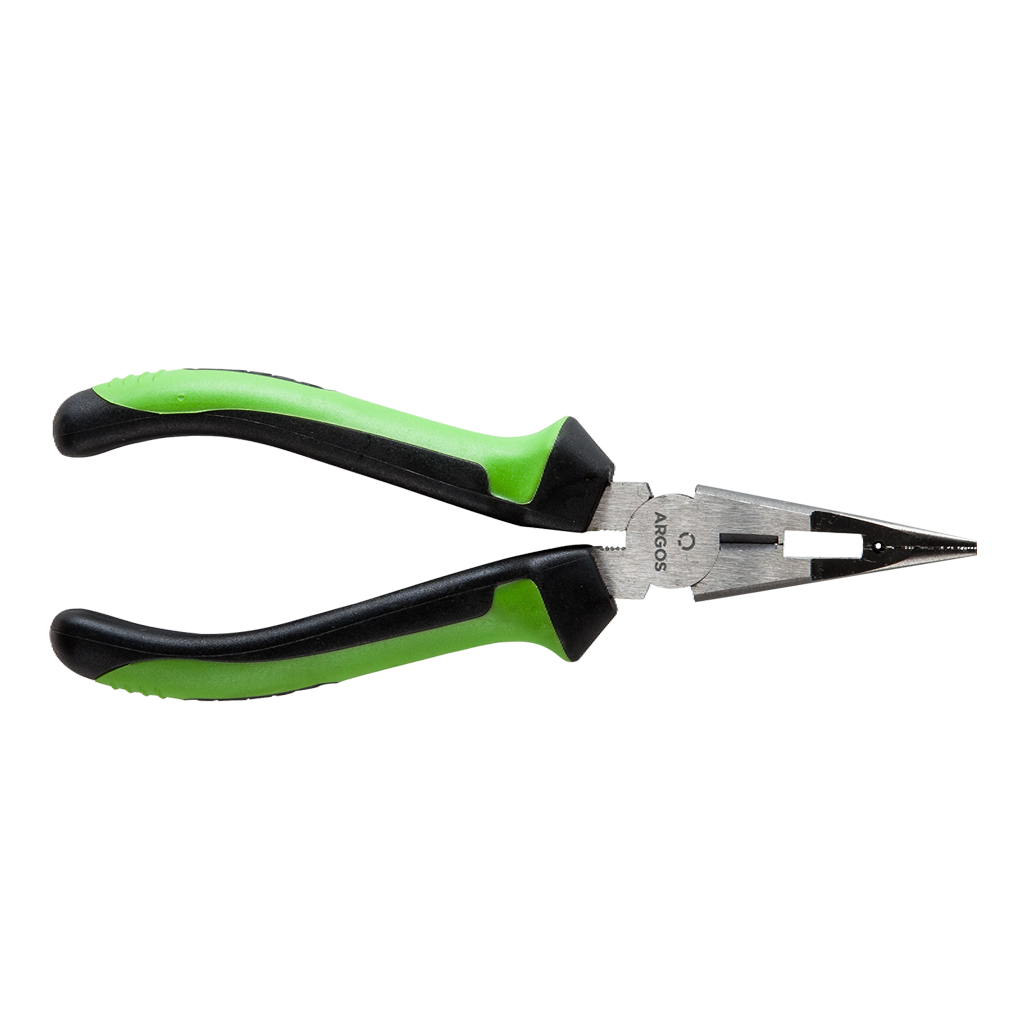 PINZA DE PUNTA CORTE LATERAL PELACABLES Y PONCHADO 7" (177 mm)