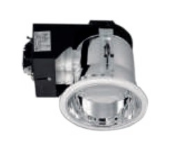 LUMINARIO CUADRADO DE EMPOTRAR VR CON 2 LAMPARAS PLC BLANCO 52 W 120-277 V~ 60 Hz
