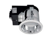 LUMINARIO CIRCULAR DE EMPOTRAR VE CON 2 LAMPARAS PLC BLANCO 52 W 120-277 V~ 60 Hz