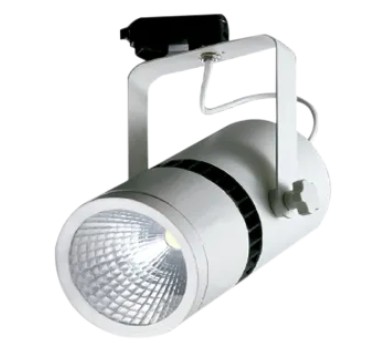 LUMINARIO CIRCULAR DE SOBREPONER EN RIEL LED CON REFLECTOR CONICO ESPECULAR BLANCO 35 W 110-240 V~ 60 Hz 4 200 K 2 780 lm  