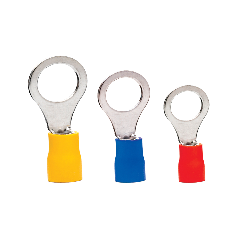 TERMINAL TIPO OJO AISLADA (PVC)  1/4 Y