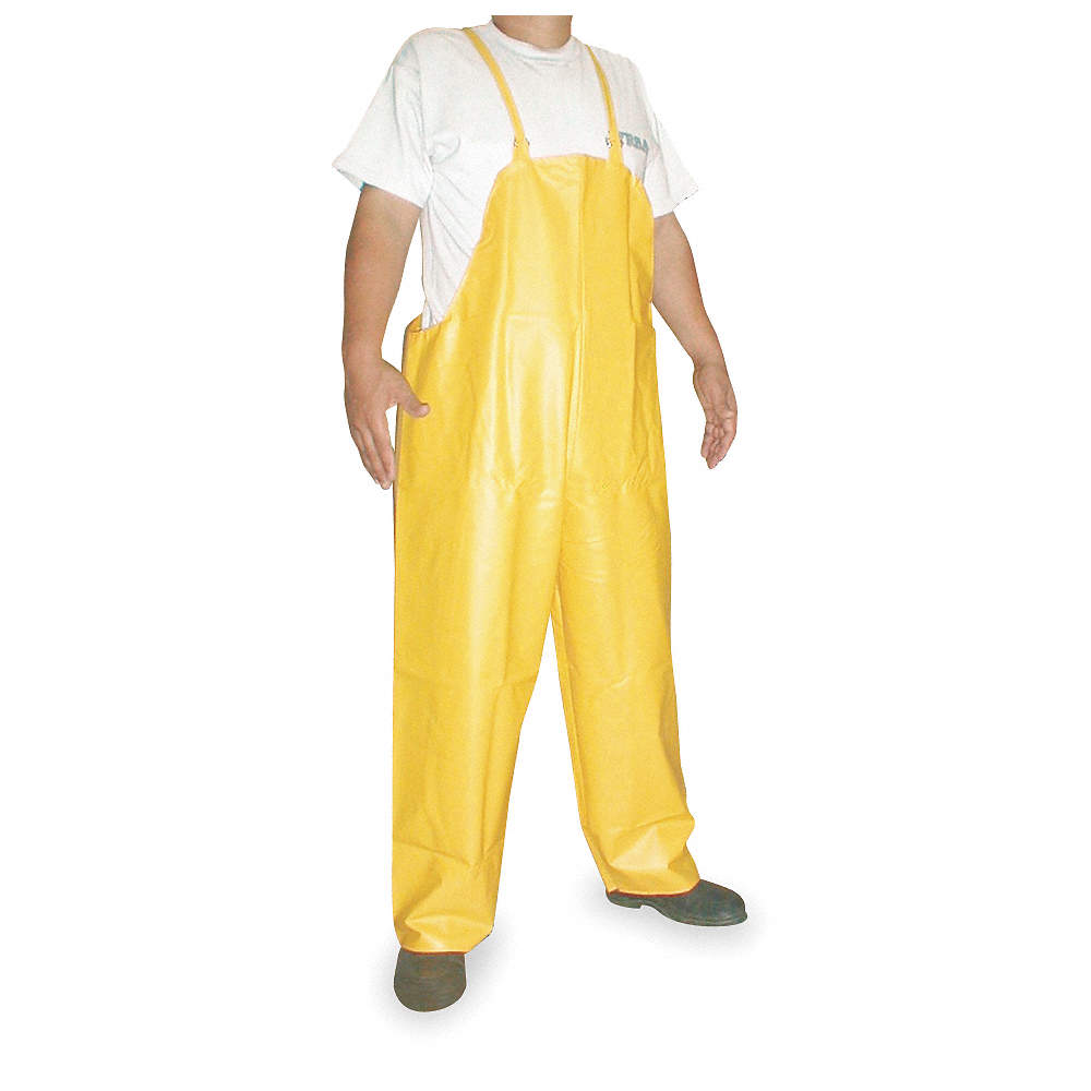 PANTALON IMPERMEABLE AMARILLO ECOFRIENDLY, SELLADO. T-MD.