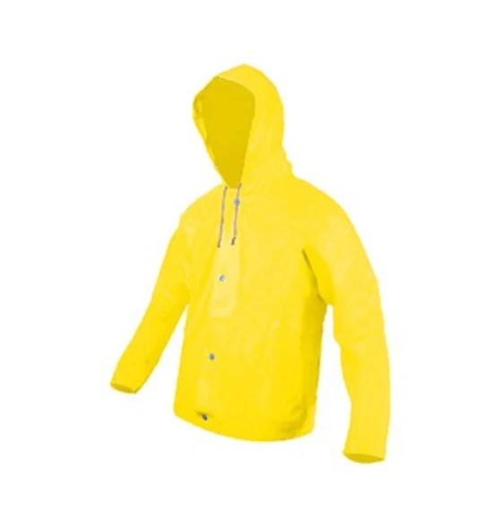 CHAQUETIN IMPERMEABLE AMARILLO ECOFRIENDLY, SELLADO. T-MD.