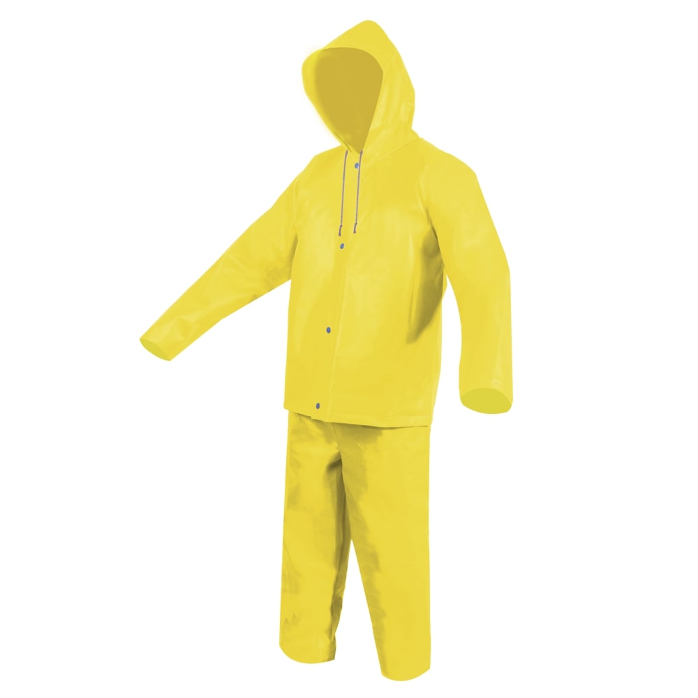 CONJUNTO LIGERO CHAQUETIN / PANTALON IMPERMEABLE AMARILLO T-2XG