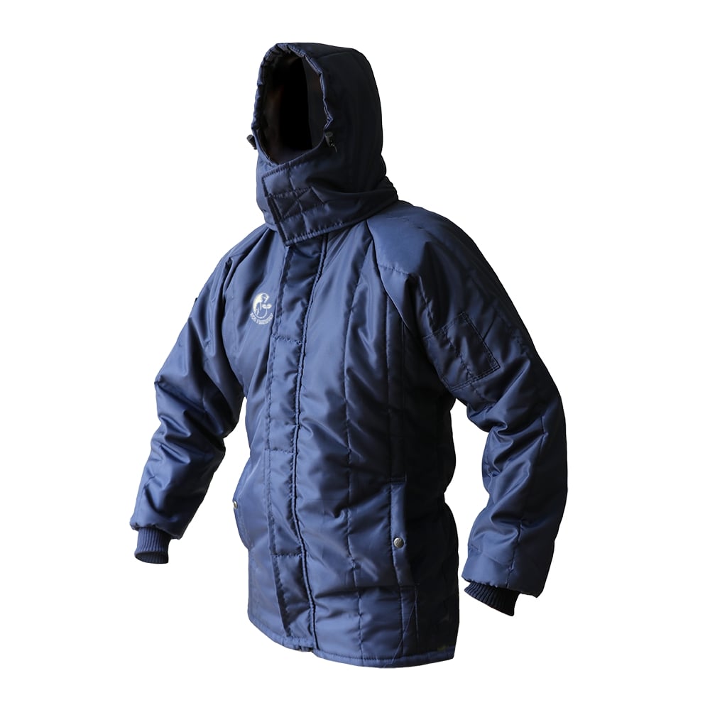 CHAMARRA ECOTERMOAISLANTE PREMIUM LARGA CON GORRO AJUSTABLE TIPO PASA MONTANA T-2XG.