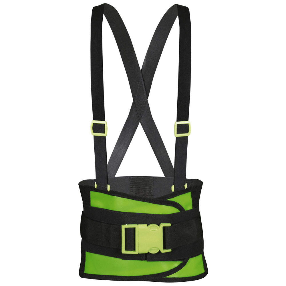 SOPORTE SACROLUMBAR ECOFRIENDLY ELASTICO CON PALETAS HIGH VISIBILITY TERCER CINTURON T-CH.