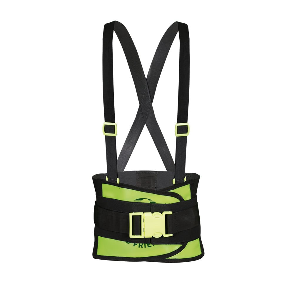 SOPORTE SACROLUMBAR ECOFRIENDLY ELASTICO CON PALETAS HIGH VISIBILITY TERCER CINTURON T-XG.