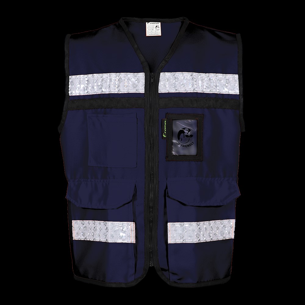 CHALECO AZUL CERRADO  TIPO RESCATISTA LIGERO CLASE II TALLA 2XG