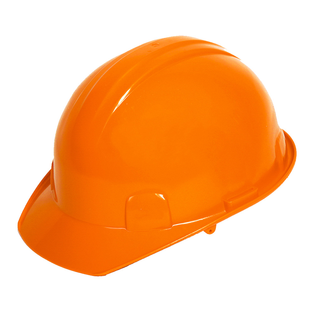 CASCO TIPO CACHUCHA DIELECTRICO ECOFRIENDLY ANARANJADO SUSPENSION 6 PUNTOS PLASTICA, TIPO 1 CLAS E.