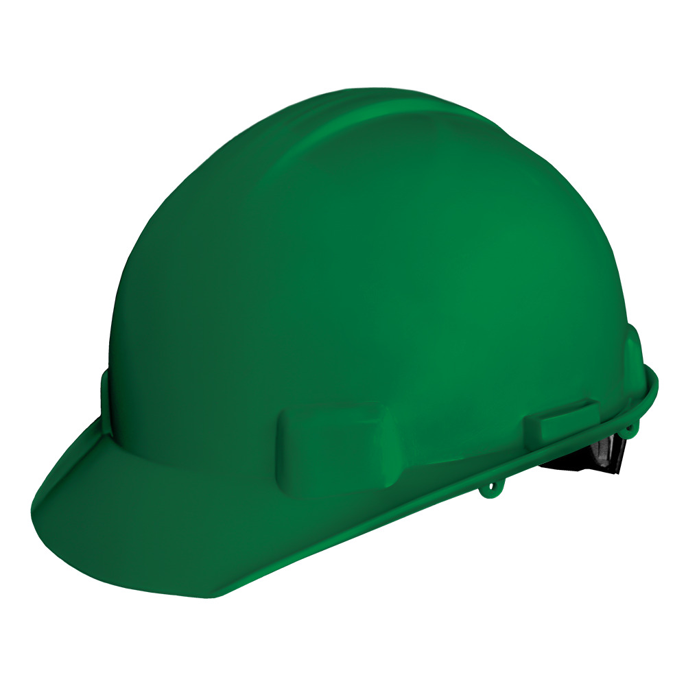 CASCO MATRACA ECOFRIENDLY TIPO 1, CLASE E, SUSP. PLASTICA/TEXTIL 6 PUNTOS VERDE