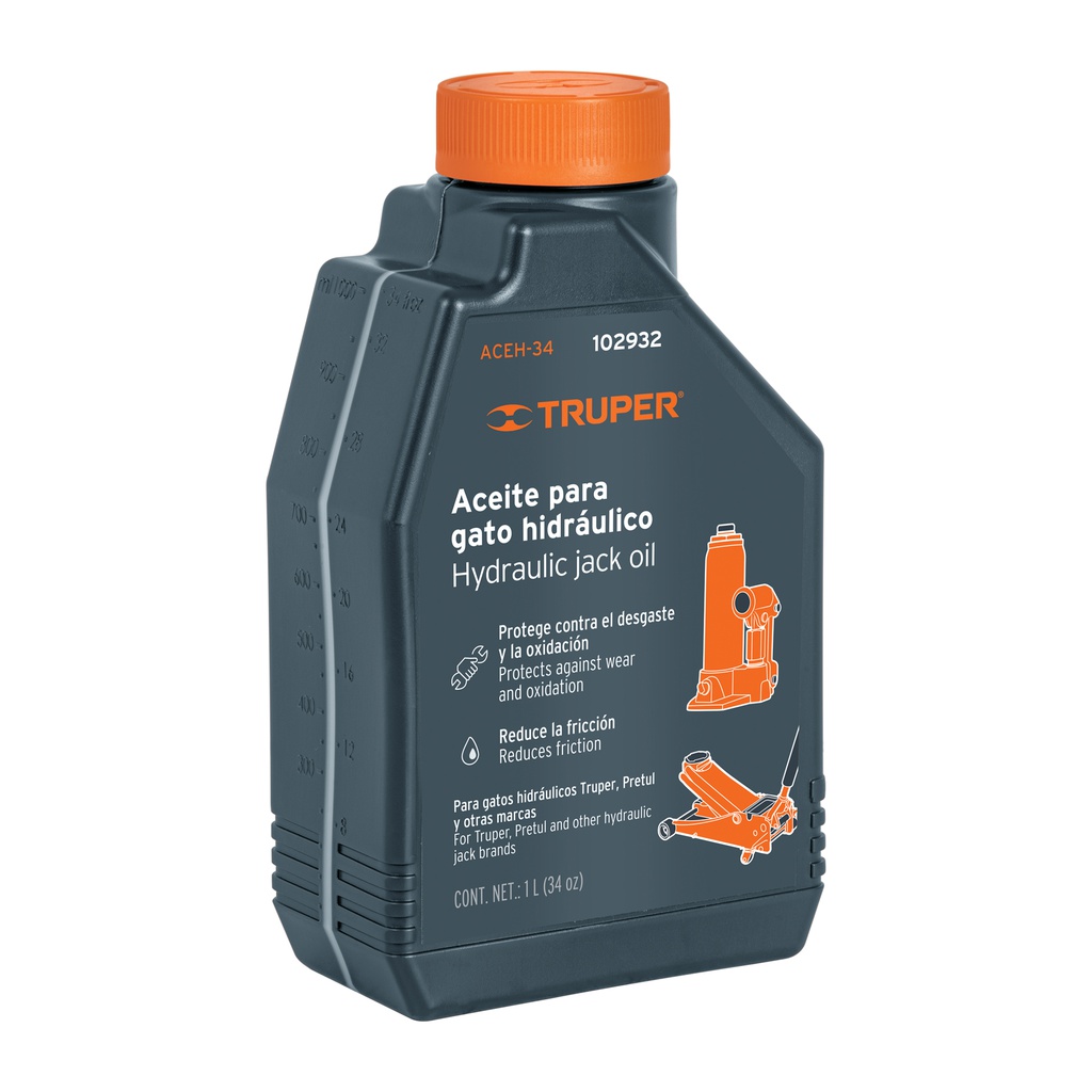 Aceite hidraulico para gatos, 1 Litro, Truper
