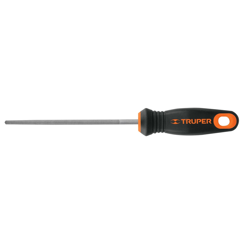 Lima redonda muza 6' con mango doble inyeccion, Truper
