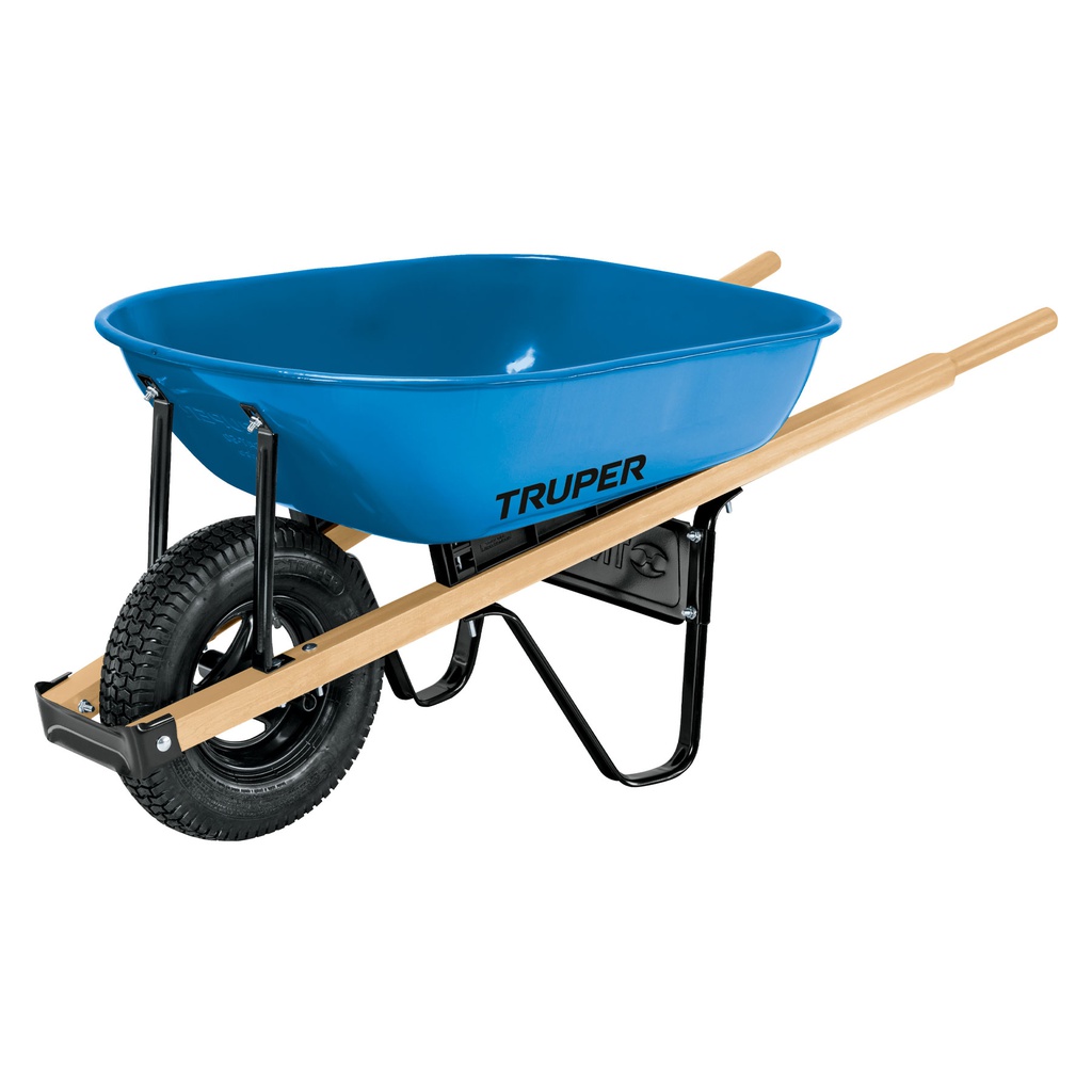 Carretilla 5.5ft3 Neumatica, bastidor tubular, Truper