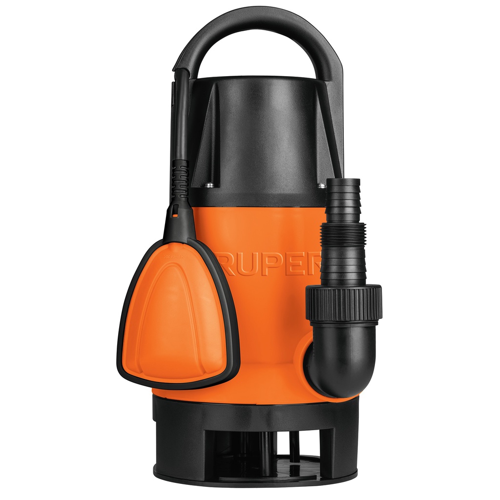 Bomba sumergible plastica, 1 HP para agua sucia, Truper