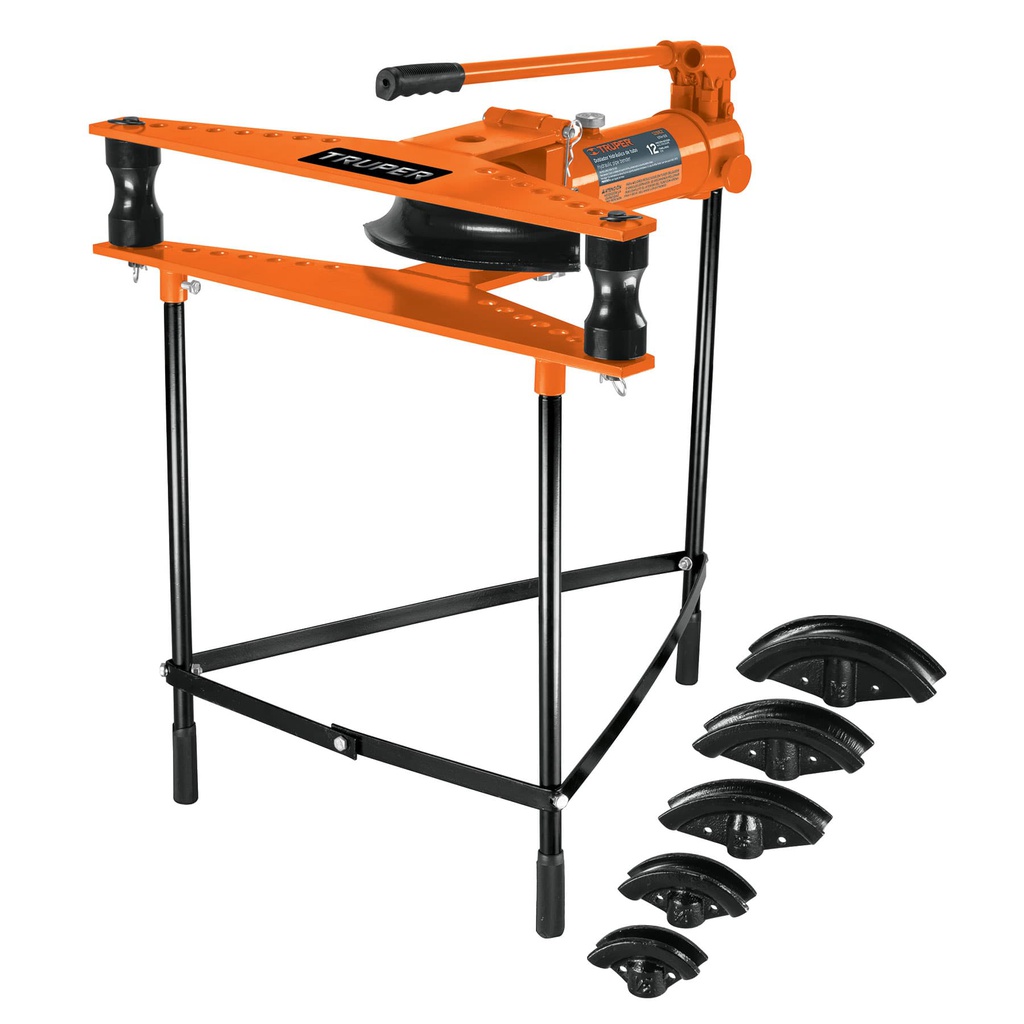 Doblador hidraulico p/tubo, horizontal con tripie, 12 ton
