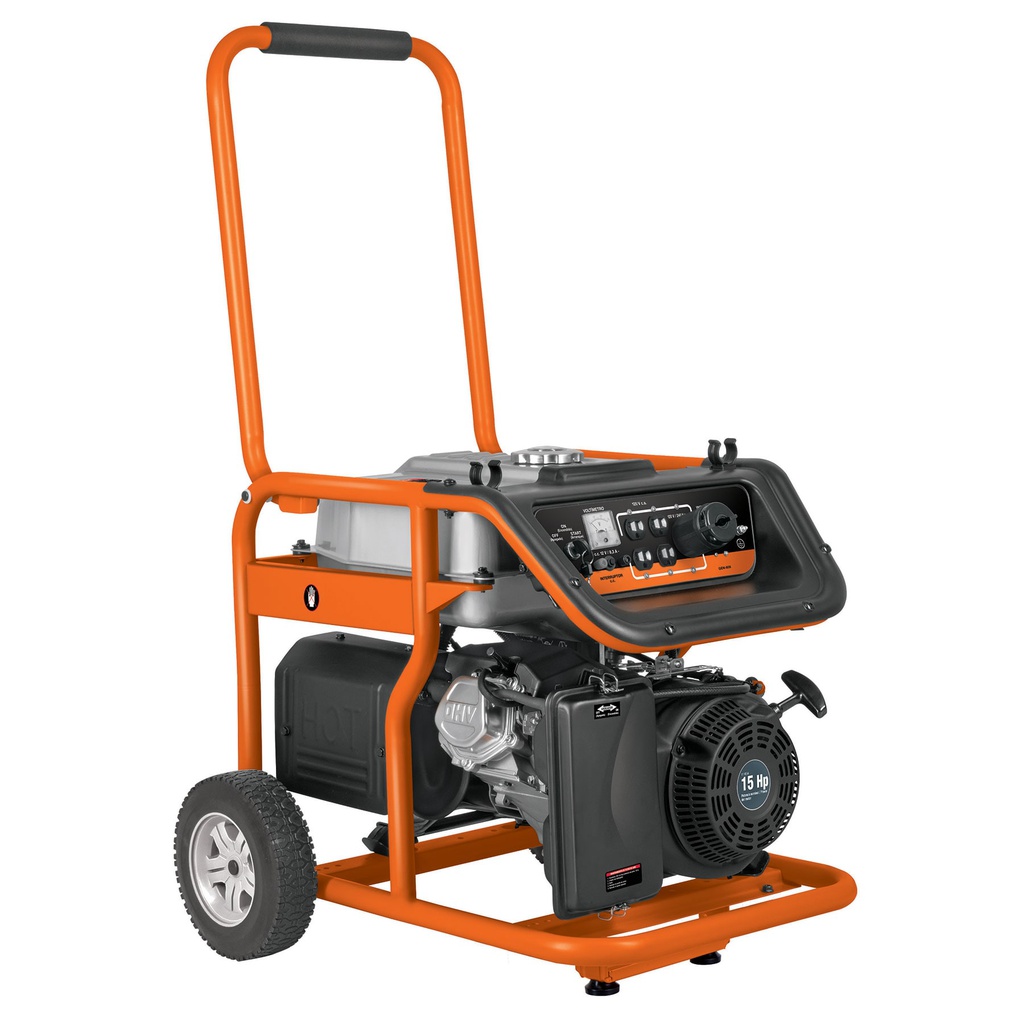 Generador portatil 8 kW motor a gasolina, Truper