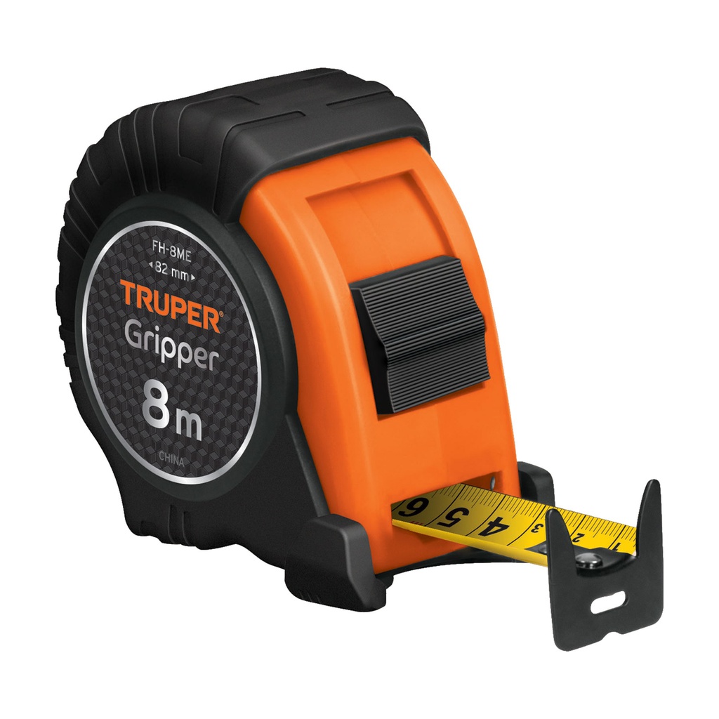 Flexometro contra impactos 8 m cinta 25 mm grad. metrica