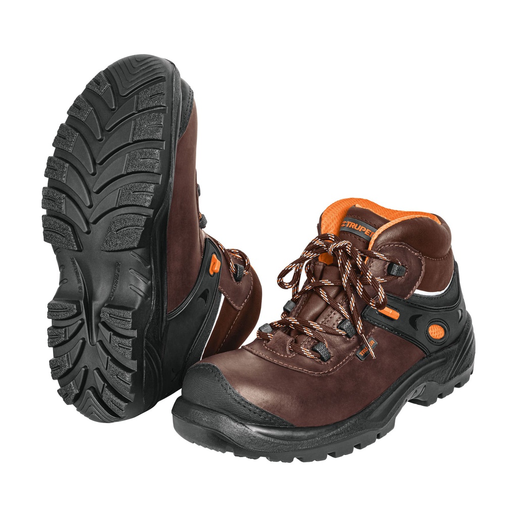 Bota de seguridad cafe, #28 dielectrica antifatiga, Truper