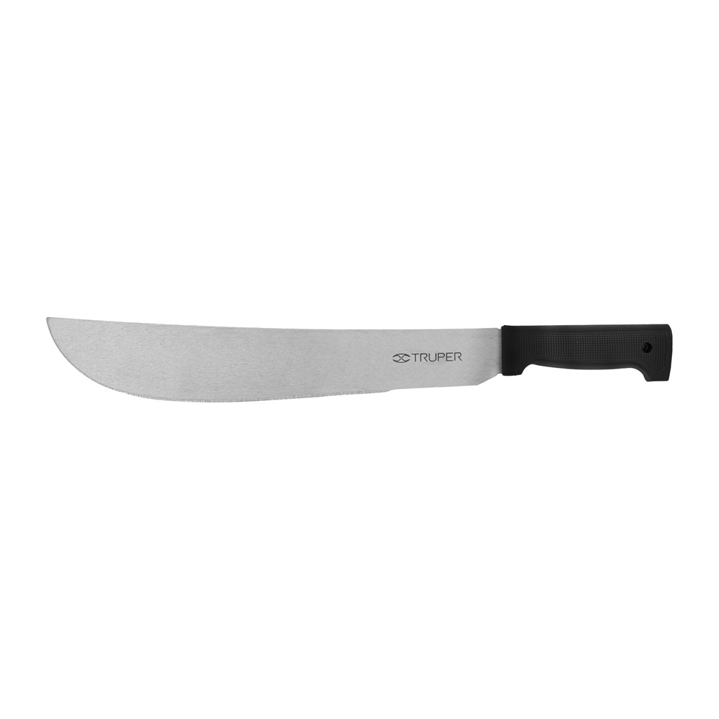 Machete estandar 14' cacha negra inyectada, Truper