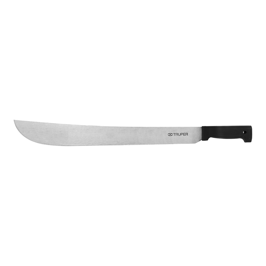 Machete estandar 20' cacha negra inyectada, Truper